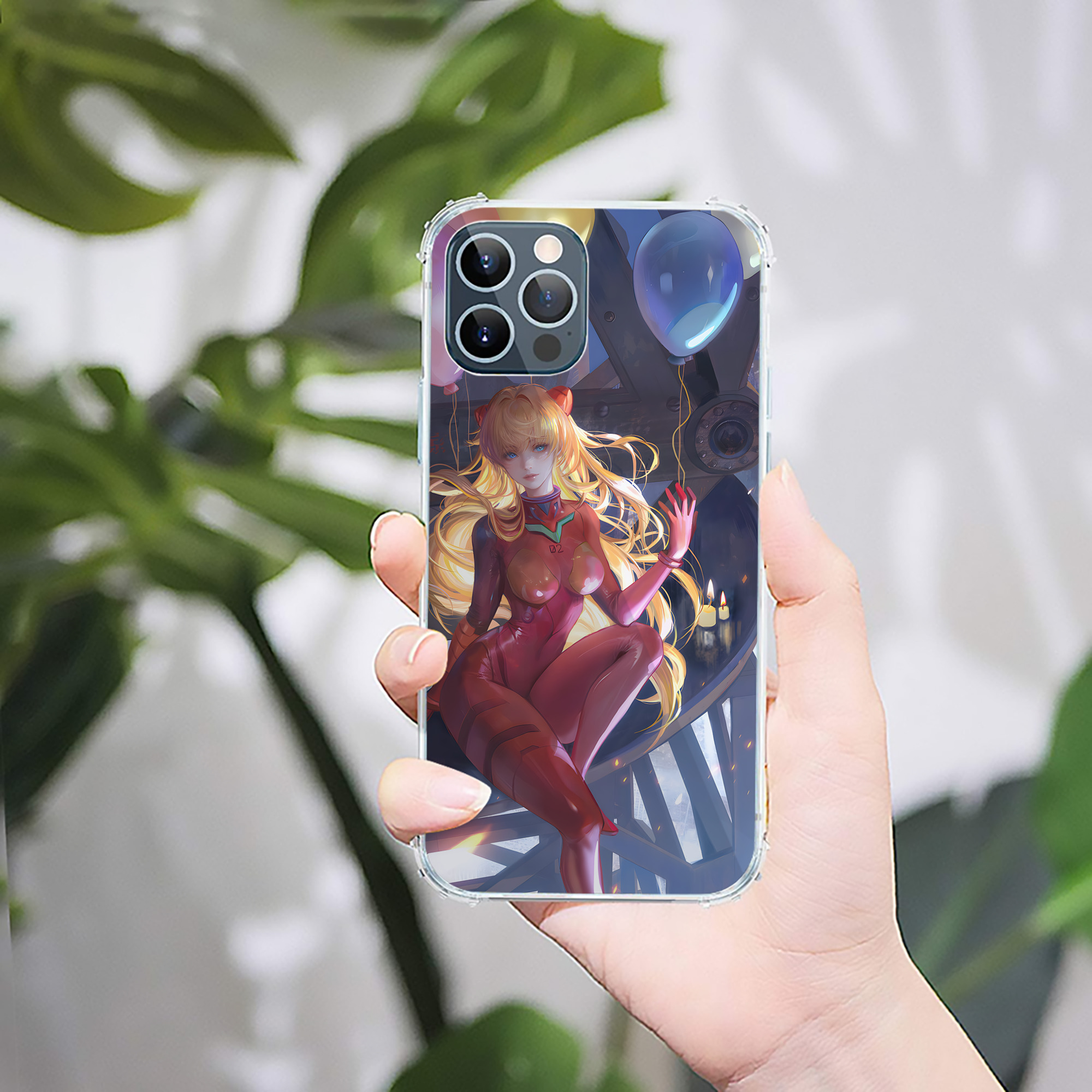 （画像用） EVA 新世紀エヴァンゲリオン 【iPhone 12シリーズ対応】透明スマホケース（クリアソフトケース）